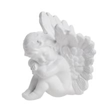 POLYRESINOVÝ ANJEL, SPIACI, BIELY