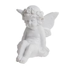 POLYRESINOVÝ ANJEL, SEDIACI, BIELY