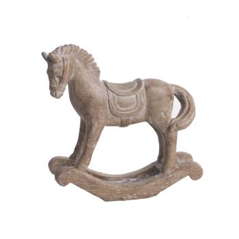 HOJDACIE KRESLO Z POLYRESINU, HNEDÉ