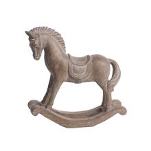 HOJDACIE KRESLO Z POLYRESINU, HNEDÉ