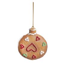 POLYRESINOVÝ ZÁVESNÝ PERNÍK, GUĽA, HNEDÝ