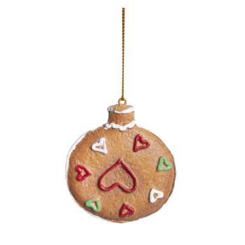 POLYRESINOVÝ ZÁVESNÝ PERNÍK, GUĽA, HNEDÝ