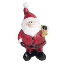 POLYRESINOVÝ SANTA CLAUS SO ZVONČEKOM, ČERVENÝ