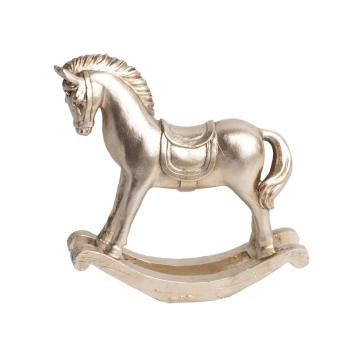 POLYRESINOVÉ HOJDACIE KRESLO, ZLATÉ