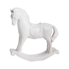 HOJDACIE KRESLO Z POLYRESINU, BIELE