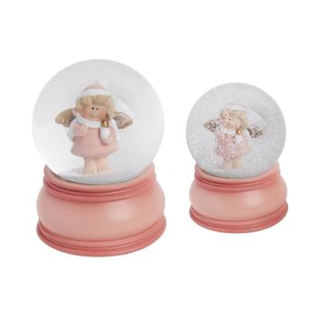 POLYRESINOVÁ SNEHOVÁ GUĽA, ANJEL SLÉZ