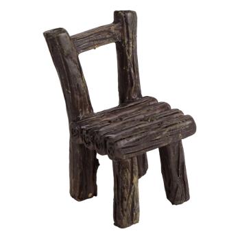 STOLIČKY Z POLYRESINU, HNEDÉ