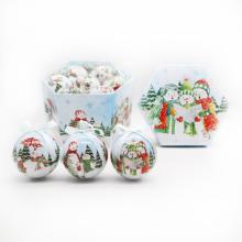 DEKORÁCIE VIANOČNÉ OZDOBY V DARČEKOVEJ KRABIČKE, 14 KUSOV, SNEHULIAKOVA RODINA