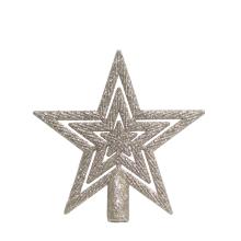 VIANOČNÁ ČIPKOVANÁ HVIEZDA, ZLATÝ LESK