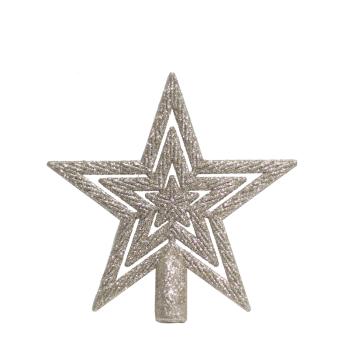 VIANOČNÁ ČIPKOVANÁ HVIEZDA, ZLATÝ LESK