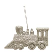 ZÁVESNÁ VIANOČNÁ OZDOBA VLAK, ZLATÝ LESK