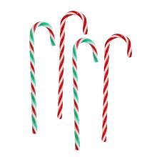 SADA VIANOČNÝCH OZDÔB, 4 KUSY, ČERVENÁ BIELA ZELENÁ