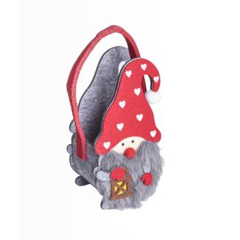 DEKOR PLSŤ NOSECUP FÚZY, ŠEDÁ ČERVENÁ