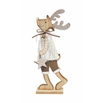 DEKOR DREVO SOBÍ CHLAPEC S HVIEZDOU, STOJACI