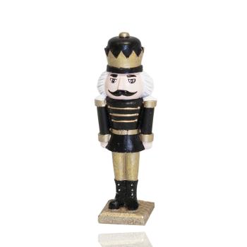 POLYRESINOVÝ LUSKÁČIK NA ORECHY, ČIERNO-ZLATÝ