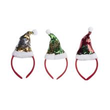 OZDOBNÁ ČELENKA SO SANTOVSKÝM KLOBÚKOM, ŽLTÁ ALEBO ČERVENÁ ALEBO ZELENÁ