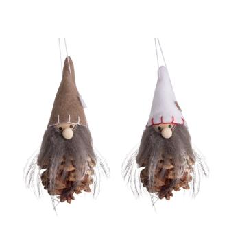 DEKORÁCIA ZÁVESNÉ FÚZY V TVARE BOROVICOVEJ ŠIŠKY