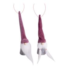 OZDOBNÉ ZAMATOVÉ FÚZY CHLAPCA ALEBO DIEVČAŤA SO SIVO-BORDOVOU ČIAPKOU