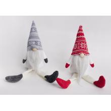 TEXTILNÉ FÚZY, SO ZAVESENÝMI NOHAMI, V ČIAPKE S NÓRSKYM VZOROM, ČERVENEJ ALEBO SIVEJ