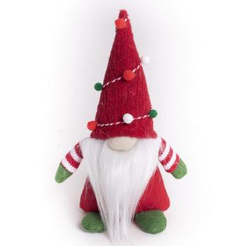 PLSTENÉ FÚZY, S GIRLANDOU NA ČIAPKE, ČERVENÉ A ZELENÉ