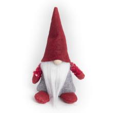 PLSTENÁ KOZIA BRADA, STOJACA, BORDOVÁ A SIVÁ