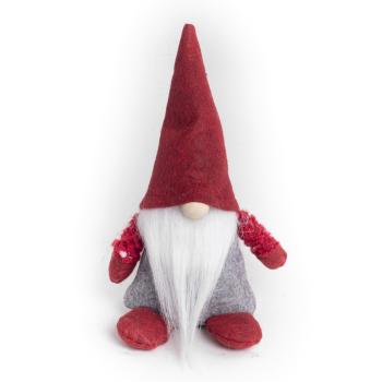 PLSTENÁ KOZIA BRADA, STOJACA, BORDOVÁ A SIVÁ