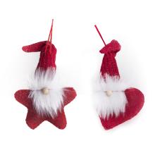 TEXTILNÉ ZÁVESNÉ FÚZY SO SRDCOM ALEBO HVIEZDOU, BORDOVÉ