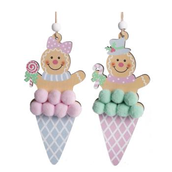 ZMRZLINA S DREVENÝM ZÁVESOM, KOPČEKMI, MEDOM, TYRKYSOVOU A RUŽOVOU