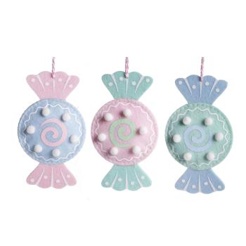 PLSTENÉ ZÁVESNÉ KOLÁČIKY, OKRÚHLE, TYRKYSOVÉ A RUŽOVÉ