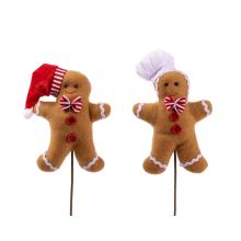 TEXTILNÁ PERNÍKOVÁ FIGÚRKA S PALIČKOU, ODPADKOVÝ KÔŠ V KLOBÚKU