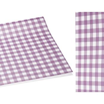 PLASTOVÉ OBALY, 20 KUSOV, KOCKOVANÉ, FIALOVÉ