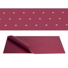 PLASTOVÉ OBALY, SADA 20 KUSOV, ZAHNUTÉ, MALÉ BODKY, BORDOVÁ A ZLATÁ FARBA