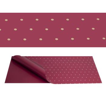 PLASTOVÉ OBALY, SADA 20 KUSOV, ZAHNUTÉ, MALÉ BODKY, BORDOVÁ A ZLATÁ FARBA