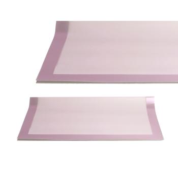 PLASTOVÉ OBALY, SADA 20 KUSOV, ZAKRIVENÉ, HRUBÝ RÁM, FIALOVÉ