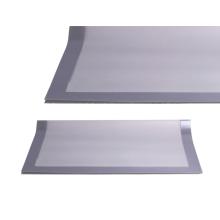 PLASTOVÉ OBALY, SADA 20 KUSOV, ZAKRIVENÉ, HRUBÝ RÁM, SIVÉ