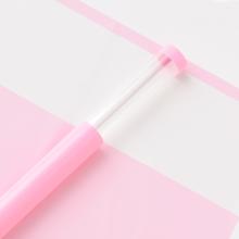 PLASTOVÉ OBALY, CELOFÁN, SADA 20 KS, ZAHNUTÉ, S OKIENKOM, SVETLORUŽOVÉ