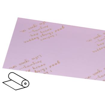 PLASTOVÝ OBAL, "I BELIVE GOOD THINGS HAPPEN EVERY DAY. ANYWAY... LIFE GOES ON", FIALOVÁ