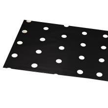 PLASTOVÉ OBALY, SADA 20 KUSOV, ZAHNUTÉ, BODKY, ČIERNA/BIELA