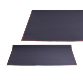 PLASTOVÉ OBALY, SADA 20 KUSOV, ZAKRIVENÉ, ORÁMOVANÉ, GRAFITOVO SIVÉ