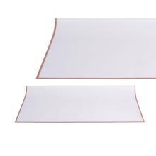 PLASTOVÉ OBALY, SADA 20 KUSOV, ZAKRIVENÉ, ORÁMOVANÉ, BIELE