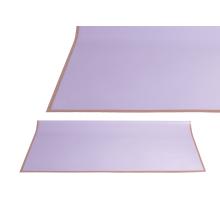 PLASTOVÉ OBALY, SADA 20 KUSOV, ZAKRIVENÉ, ORÁMOVANÉ, FIALOVÉ