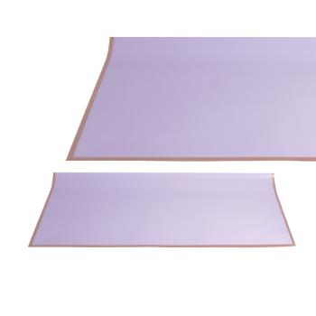 PLASTOVÉ OBALY, SADA 20 KUSOV, ZAKRIVENÉ, ORÁMOVANÉ, FIALOVÉ