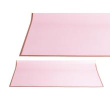 PLASTOVÉ OBALY, SADA 20 KUSOV, ZAHNUTÉ, ORÁMOVANÉ, SVETLORUŽOVÉ