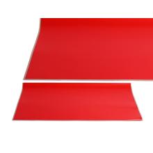 PLASTOVÉ OBALY, SADA 20 KUSOV, ZAHNUTÉ, ORÁMOVANÉ, ČERVENÉ