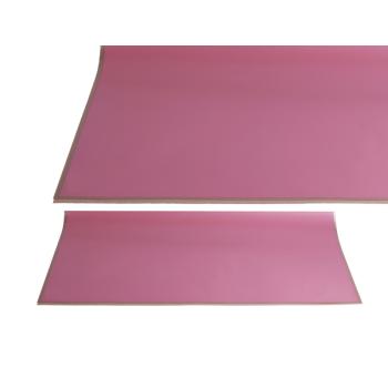 PLASTOVÉ OBALY, SADA 20 KUSOV, ZAKRIVENÉ, ORÁMOVANÉ, FIALOVÉ