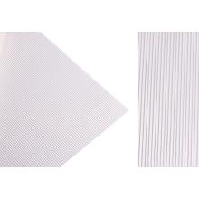 PLASTOVÉ OBALY, SADA 20 KUSOV, ZAHNUTÉ, PRUHOVANÉ, ZLATÉ