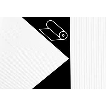 PLASTOVÝ OBAL, ROLKA, PRUHOVANÝ, BIELY