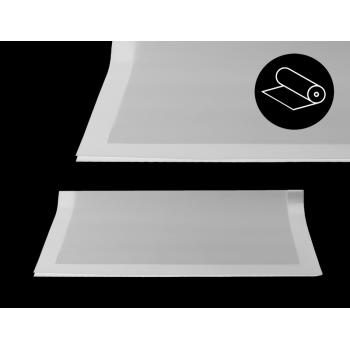 PLASTOVÝ OBAL, ROLKA, HRUBÝ RÁM, BIELY