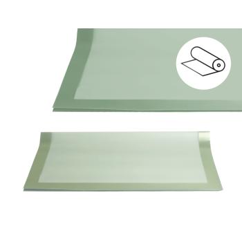 PLASTOVÝ OBAL, ROLKA, HRUBÝ RÁM, ZELENÝ