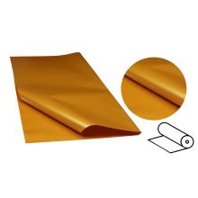 PLASTOVÝ OBAL, ROLKA, OBOJSTRANNÝ, PERLEŤOVO OKROVO ŽLTÝ